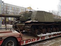 В Твери в парке Победы установят новый экспонат – самоходную установку ИСУ-152